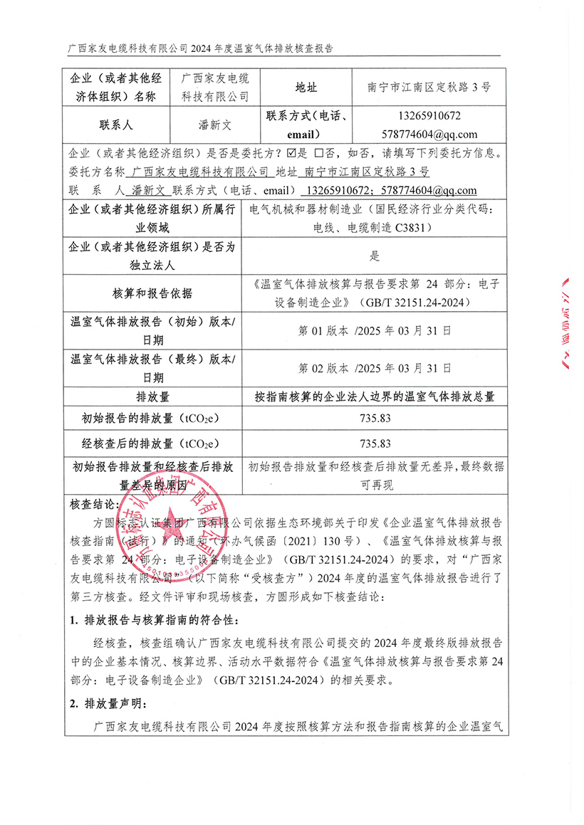 【蓋章版】廣西家友電纜科技有限公司溫室氣體核查報告2024年度-2.jpg